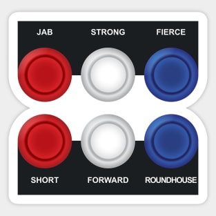 Arcade Buttons Sticker